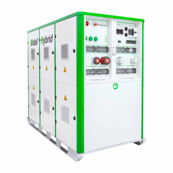 The MobilHybrid MH-48 / 3ph is a high-performance energy storage system that achieves impressive results in a wide range of demanding applications
