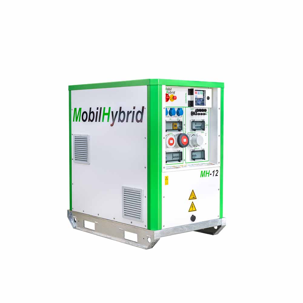 El MobilHybrid MH-12 es un sistema versátil de almacenamiento de energía que se ha desarrollado especialmente para cumplir los requisitos de diferentes entornos.